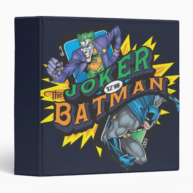 Classeur Le Joker Vs Batman (Devant/Côté)