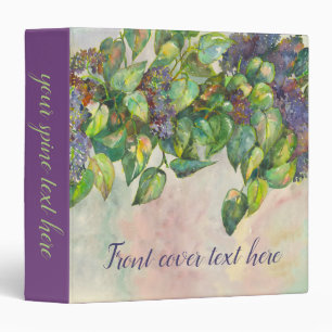 Classeur Le lilas est une source violette