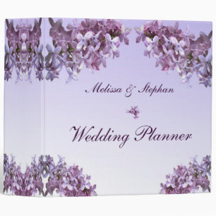 Classeur Le lilas floral fleurit le wedding planner