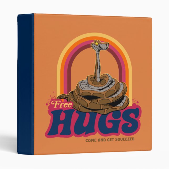 Classeur Le livre de la jungle | Hugs gratuits (Devant/Côté)