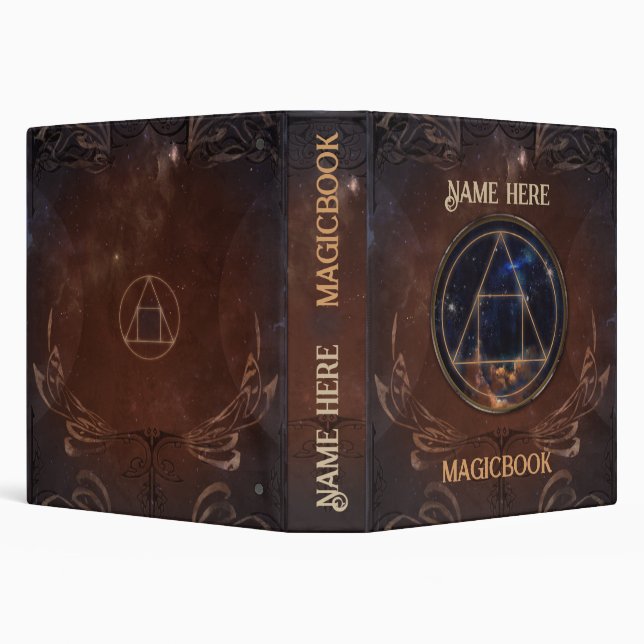 Classeur Le magicbook de pierre du philosophe de l'alchimis (Arrière-plan)