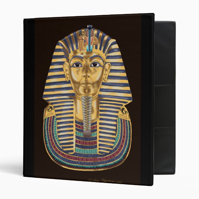 Classeur Le masque d'or de Tutankhamon (Devant/intérieur)