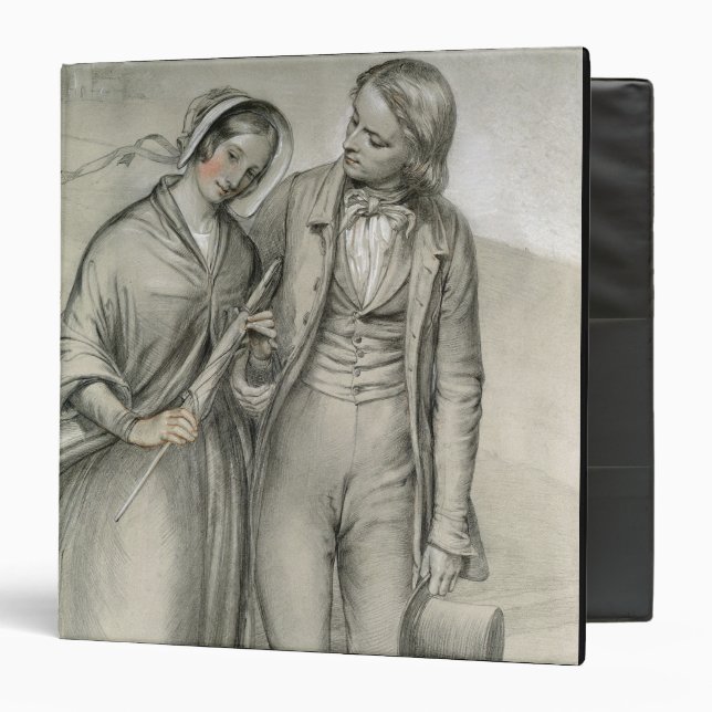 Classeur Le matin de mariage - le départ, c.1846 (Devant/Intérieur)