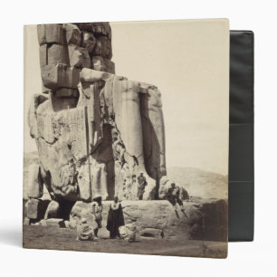 Classeur "Le Memnon vocal", statue colossale d'Amenhotep I