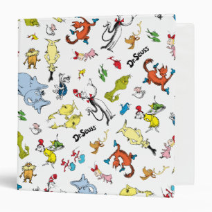 Classeur Le monde de Dr Seuss Pattern