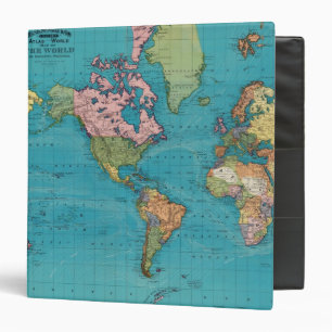 Classeur Le monde, la projection de Mercator