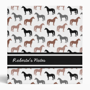 Classeur Le Motif de Horse Lover