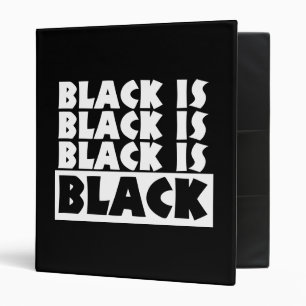 Classeur Le noir est noir