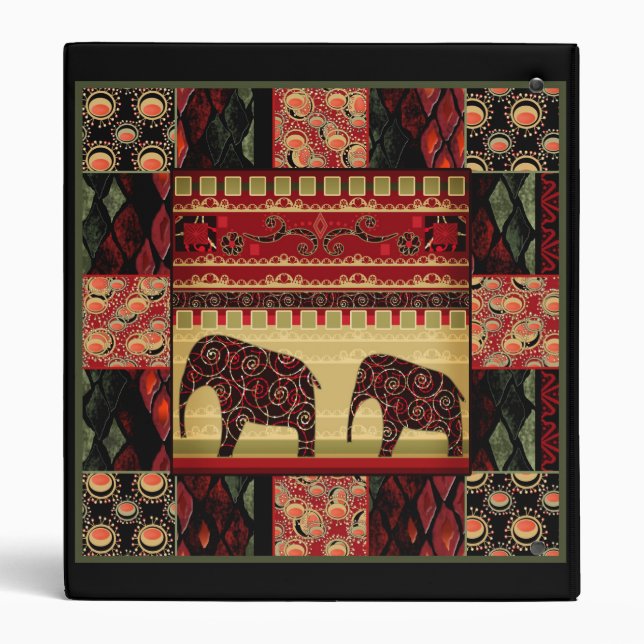 Classeur Le patchwork africain (Dos)