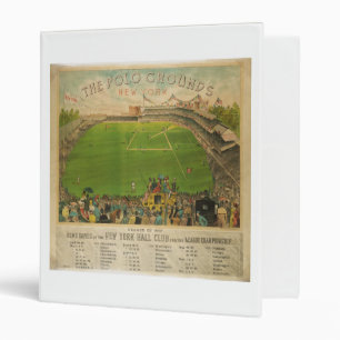 Classeur Le polo fond le stade de base-ball en 1887