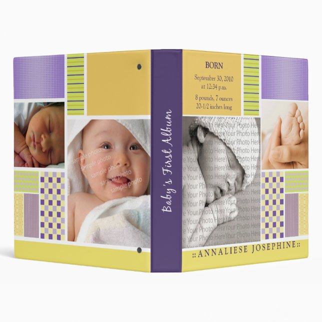 Classeur Le premier album du bébé fait sur commande : : (Arrière-plan)