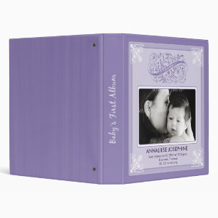 Classeur Le premier album du notre bébé victorien vintage :