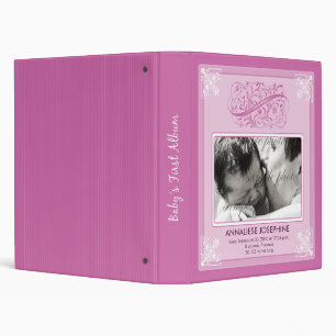 Classeur Le premier album du notre bébé victorien vintage :