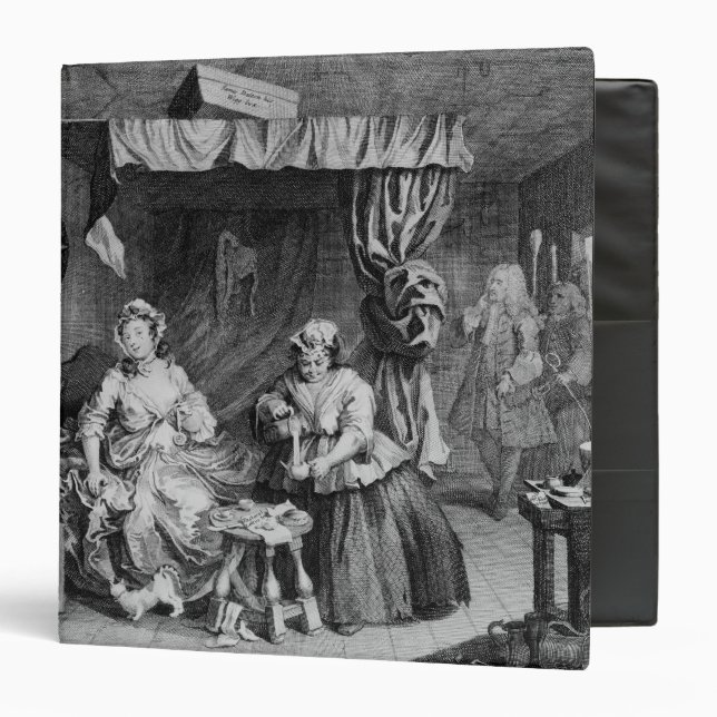 Classeur Le progrès d'une prostituée (Devant/Intérieur)