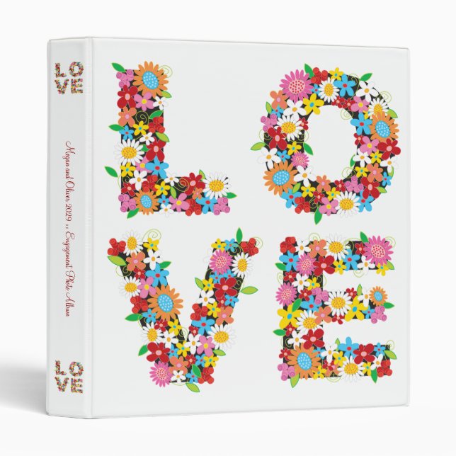 Classeur Le ressort d'AMOUR fleurit l'album 1" de (Devant/Côté)