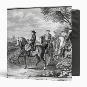Classeur Le Roi Frederick II de la Prusse passant en revue