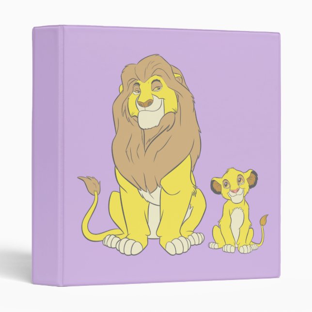 Classeur Le Roi Lion | Rois puissants (Devant/Côté)