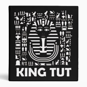 Classeur Le roi tut pharaon égyptien Hiéroglyphe Alphabet