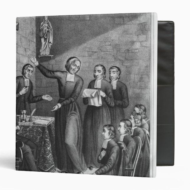 Classeur Le saint vénérable Jean-Baptiste De La Salle (Devant/Intérieur)