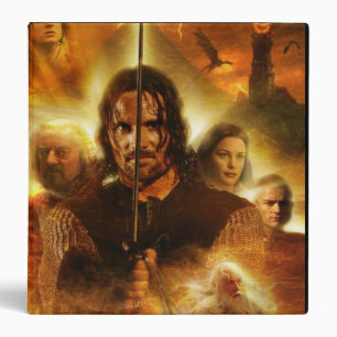 Classeur LE SEIGNEUR DES ANNEAUX : Poster de film ROTK Arag
