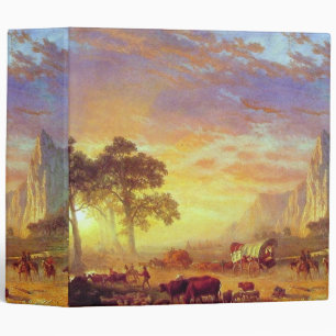 Classeur Le sentier de l'Oregon - Albert Bierstadt