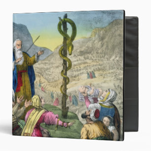 Classeur Le serpent d'airain, d'une bible imprimée par