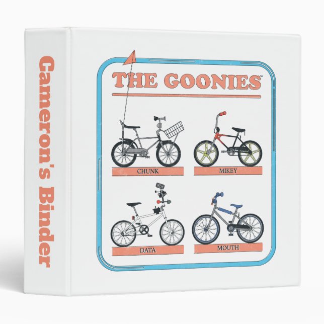Classeur Le tableau des vélos de Goonies (Devant/Côté)
