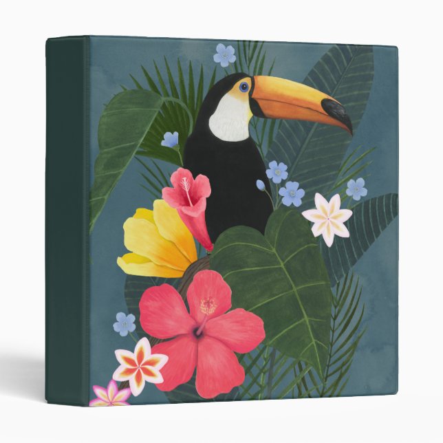 Classeur Le Toucan tropical en pleine nature (Devant/Côté)