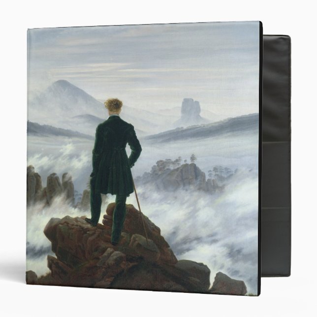 Classeur Le vagabond au-dessus de la mer du brouillard, (Devant/Intérieur)