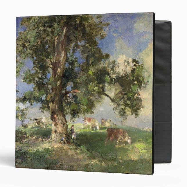 Classeur Le vieil arbre de cendre (huile sur la toile) (Devant/Intérieur)