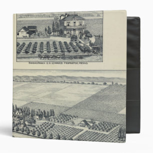 Classeur Le vignoble de Hedge Row, Fresno