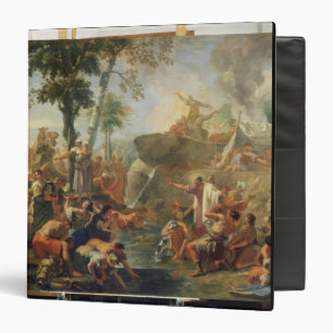Classeur L'eau de dessin de Moïse de la roche (huile sur l