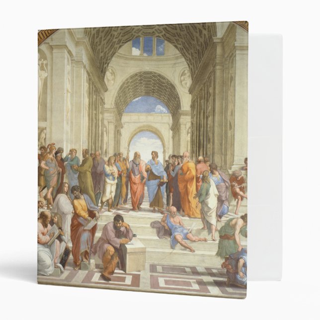 Classeur L'école de Raphael d'Athènes (Devant/intérieur)