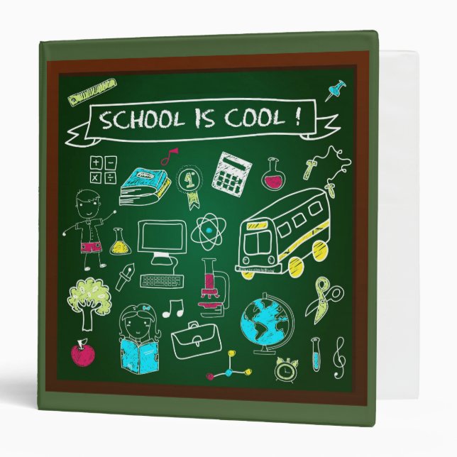 Classeur L'école est Cool (Devant/Intérieur)