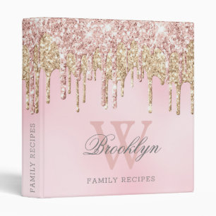 Classeur Lecteurs de Parties scintillant or Rose de luxe Mo