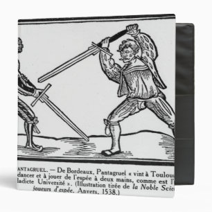 Classeur L'éducation de Pantagruel, illustration