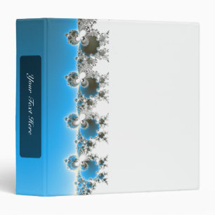 Classeur Leenece - Fractal bleu