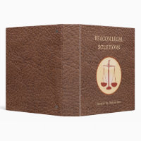 Légal en cuir Brown personnalisé