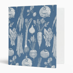 Classeur légumes du marché de fermier denim cobalt