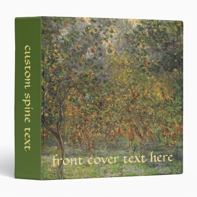 Classeur Lemon Grove à Bordighera par Claude Monet (Devant/Côté)