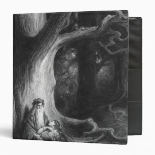 Classeur L'Enchanter MERLIN et Vivien féerique