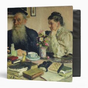 Classeur Léon Tolstoï avec son épouse dans Yasnaya Polya