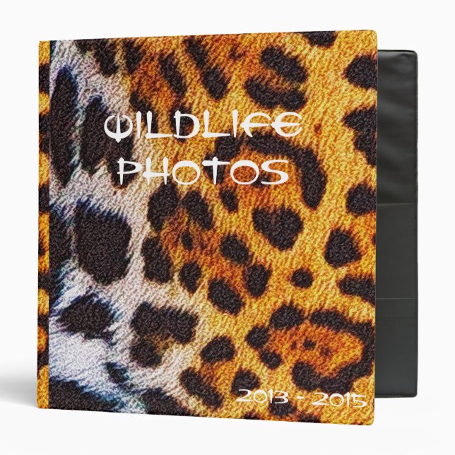 Classeur LEOPARD SPOTS 2 Album photo (Classeur) (Devant/Intérieur)