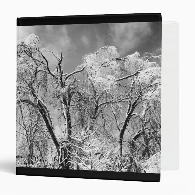 Classeur les arbres l'hiver (Devant/Intérieur)
