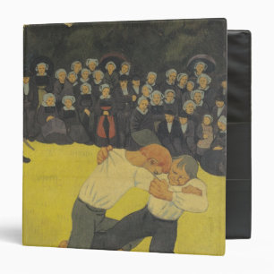 Classeur Les Bretons de lutte, c.1893