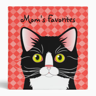 Classeur Les chats de recette de la maman personnalisable