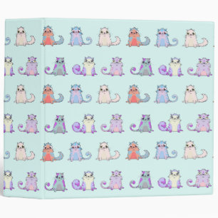 Classeur Les chats mignons sont des cryptokitties motif 1