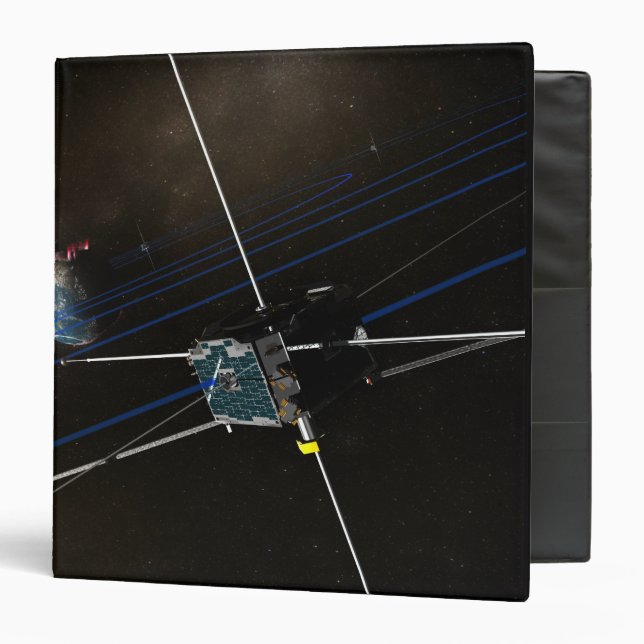 Classeur Les cinq engins spatiaux THEMIS en orbite (Devant/Intérieur)