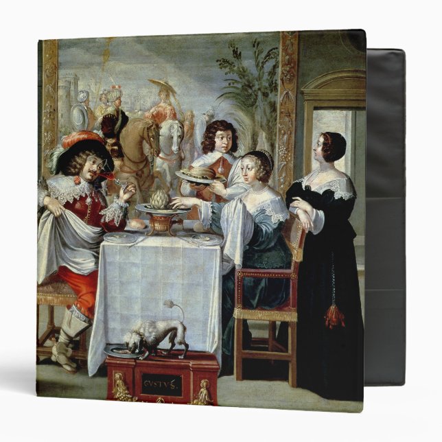 Classeur Les cinq sens - goût (Devant/Intérieur)