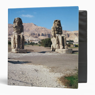 Classeur Les colosses de Memnon, statues d'Amenhotep